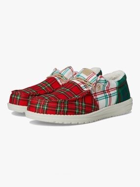 Hey Dude Wally Tri Tartan Plaid Shoes